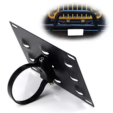 No Drill Required 3-Inch Bumper Guard Tube Mount License Plate Bracket/Holder (For: Ford Transit)