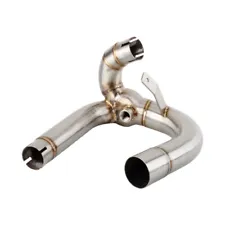 For Ducati Hypermotard 1100 2007-2009 Motorcycle Exhaust Middle Link Pipe (For: More than one vehicle)