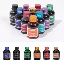 30ml Fountain Pen Inks In Bottle Choice Of 11 Colours Rich Bright Best Sale US