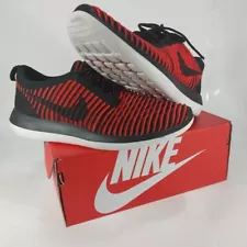 Nike Roshe 2 Flyknit Mens Crimson & Black Running Shoes 844833-006 Size 11 DEAL!