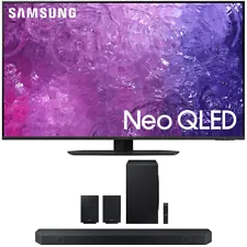Samsung 85 Inch Neo QLED 4K Smart TV 2023 with Soundbar and Rear Speakers
