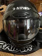 Raider snowmobile helmet heated shield