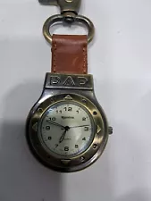 Majestron Clip-On Belt Loop Watch "DAD" Works,Needs New Battery