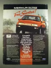 1986 Merkur XR4Ti Ad - Free-Spirited