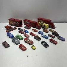 Lot Of 28 Disney Pixar CARS Diecast & Plastic Mixed Some Rare