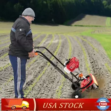 52cc Gas Power Garden Farmyard Tiller Cultivator Tilling Rototiller 2-Stroke USA