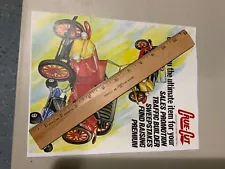 Model T go kart reproduced vintage Crue Cut paperwork, Shriners go kart, Tin Liz