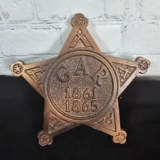 G.A.R. 1861-1865 Grave Marker Grand Army Of The Republic
