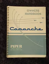 1961 Comanche Piper PA-24-180 PA-24-250 Owner's Handbook