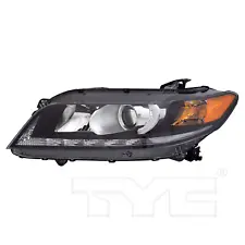 TYC Left Halogen Headlight For Honda Accord Coupe 3.5L V6 2013-2015 Models