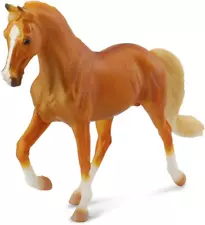 Tennessee Walking Horse Stallion, Golden Palomino Multi-Colored, 6.5"L X 4.3"H