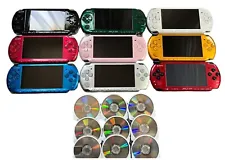 Sony PSP-3000 Select Color w/Charger + new battery + random 3 games Region Free