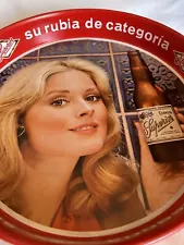 Vintage Superior Beer Tray -Su Rubia De Categoria 13"