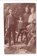 Australiana Snake Catcher Group RPPC