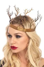 Medieval Renaissance Queen Metal Fantasy Forest Crown