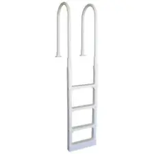 Main Access Pro Series Pool Deck Ladder White (200300)