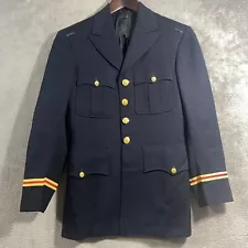 US Army Military Dress Blue Jacket Top