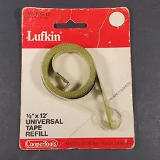 Lufkin Replacement Universal Tape Measure 1/2” X 12’ Refill Cat No. RY212 NOS