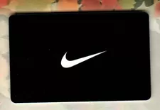 NIKE White Swoosh Over Black ( 2009 ) Gift Card ( $0 )