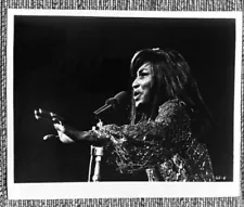 1970 ORIGINAL TINA TURNER PHOTO 8 x 10 PHOTO BY BOB ADELMAN VINTAGE