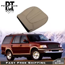 For 1997-2002 Ford Expedition Driver Bottom Seat Cover Eddie Bauer Leather Tan (For: 2001 Expedition Eddie Bauer)