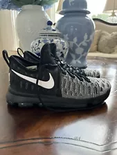 Nike KD 9 Oreo Black White 843392-010 Men’s 9 Kevin Durant Zoom Air Basketball