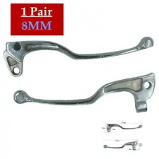 1 Pair Aluminum Alloy 8MM Motorcycle Handle Front Brake Lever With Clutch Silver (For: 2007 Victory Jackpot)