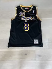 Kobe Bryant #8 Embroidered Jersey Black Summer Sleeveless