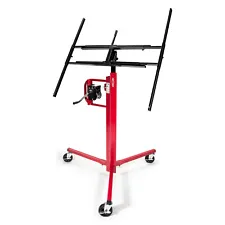 OPEN BOX - Drywall Lift Jack - Panel Lifter Hanging Hoist - 11' in Red