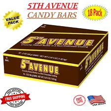 HERSHEY'S 5th Avenue Chocolate Peanut Butter Candy Bar (Pack of 18) - On Sale