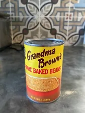 16 ounce can Grandma Brown's baked beans expired 4/2020 from Mexico NY no longer