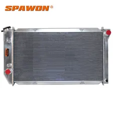 Aluminum Radiator Fit Mercury Montego Ford Torino Lincoln Mark AT 3Row SPAWON (For: 1976 Ford Elite)