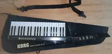 9th one ever made! KORG RK-100 KEYTAR KEYBOARD SYNTHESIZER Wood c.1980's WORKS