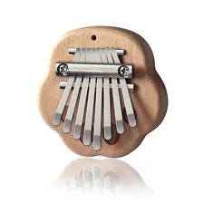 Mini kalimba 8 key thumb piano, african wood kalimba thumb piano for Kids Adu...