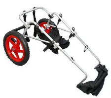 USED BEST FRIEND MOBILITY DOG WHEELCHAIR LARGE ALUMINUM LIGHTWEIGHT CART