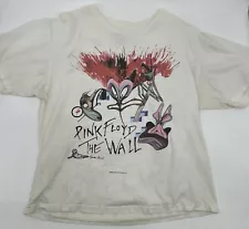 Vintage 1982 Pink Floyd The Wall T-Shirt Size Large Distressed