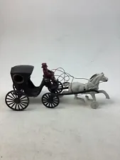 Antique Cast Iron Horse & Carriage Toy