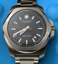 Victorinox Swiss Army INOX i.n.o.x. Men Watch Stainless Steel Sapphire 241723