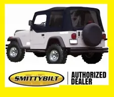 new 1988-1995 SOFT TOP FOR HALF DOORS BLACK 9870215 for Jeep Wrangler YJ