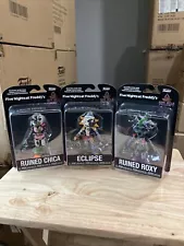 FNAF Five Nights at Freddys Ruin Ruined Roxy Chica Eclipse Action Figure Set