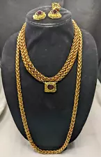 Vintage Chanel Necklace and Earrings