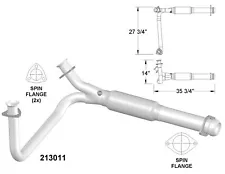 Catalytic Converter and Pipe Fits: 1994-1995 Chevrolet K1500 5.7L V8 GAS OHV