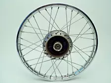 Honda C70 C 70 Passport #D123 Front 17 Inch Spoked Wheel (For: 1981 Honda C70 Passport)