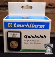 5 Lighthouse QUICKSLAB Holder 32mm $50 Gold 1oz Eagle Buffalo Coin Slab Capsule