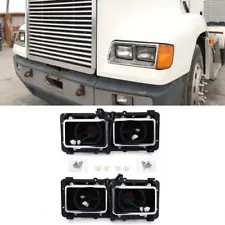 For Freightliner FLD 112 120 Truck Headlight Housing Bases Left and Right Side (For: 2000 Freightliner FLD120)