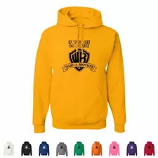 If You See Da Police Warn A Brother Funny WB Logo WTF Mens Hoodies