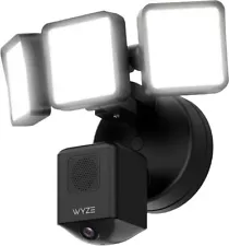 Wyze Wired Outdoor Wi-Fi Floodlight Pro Home Security Camera Black