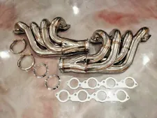 Big Block FOR Chevy BBC Twin Turbo Stainless Headers 427 454 396 502 572