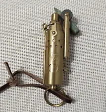 Gasoline Lighter Style WWII WW2 Vintage brass trench lighter