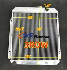 3ROW Aluminum Radiator For BUICK SPECIAL/Roadmaster/Century/Super 1954-1956 1955 (For: 1955 Buick Super)